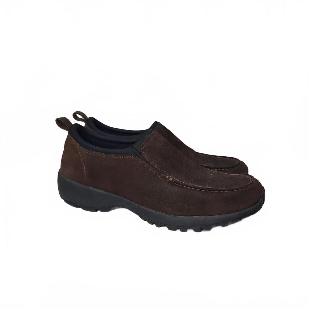Lands' End Brown All Weather Slip-On Loafers Size 12D‎